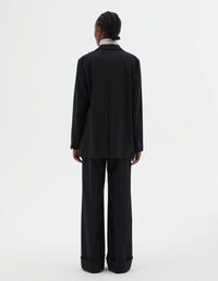Blazer coupe décontractée - Black
