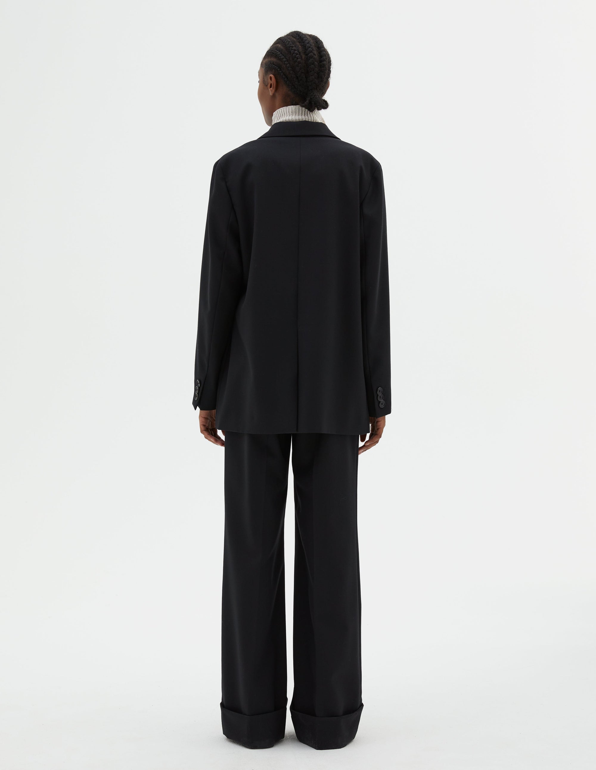 Blazer coupe décontractée - Black