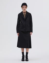 Blazer à revers en pointe - Black