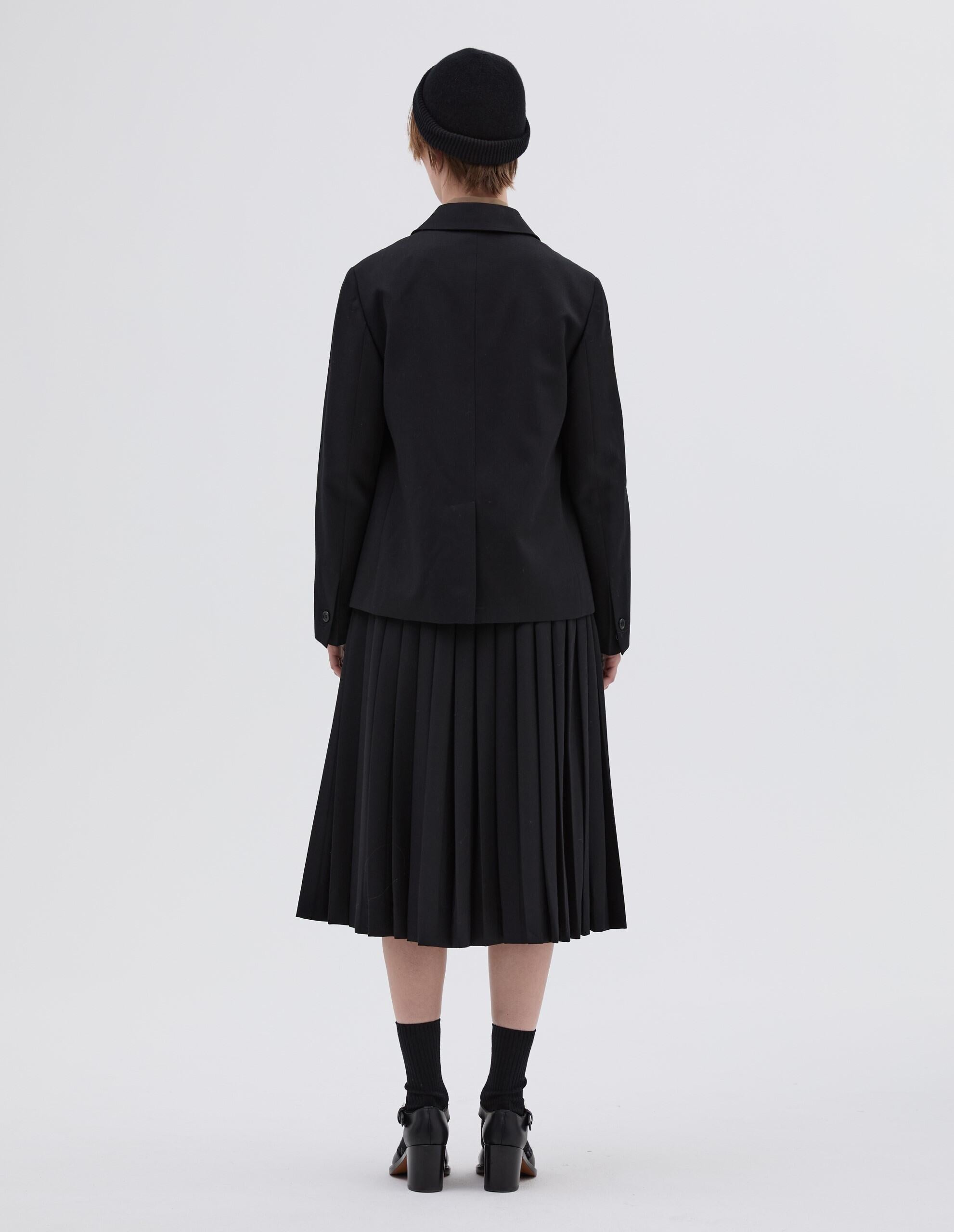 Blazer à revers en pointe - Black