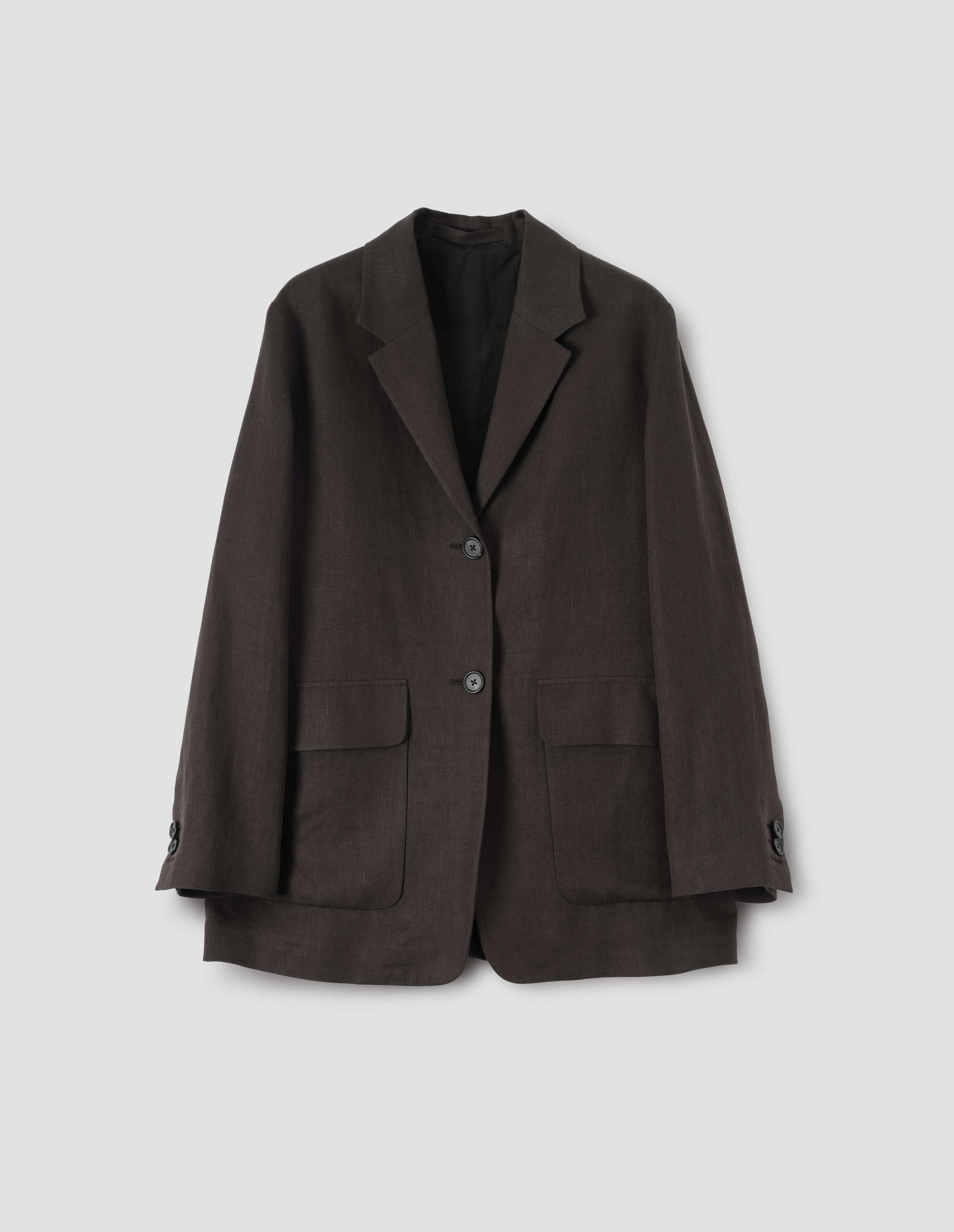 Blazer à poches plaquées - Brown