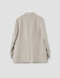 Blazer à poches plaquées - Beige