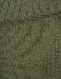 Pull col rond classique court - Green
