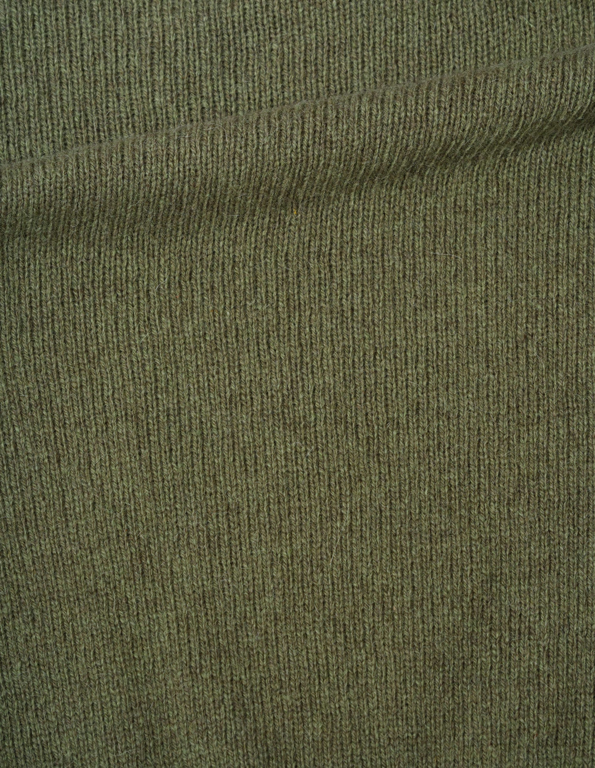 Pull col rond classique court - Green
