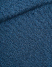 Pull col rond classique court - Blue