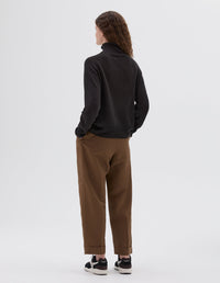 Pull col roulé sans coutures - Gray & Black