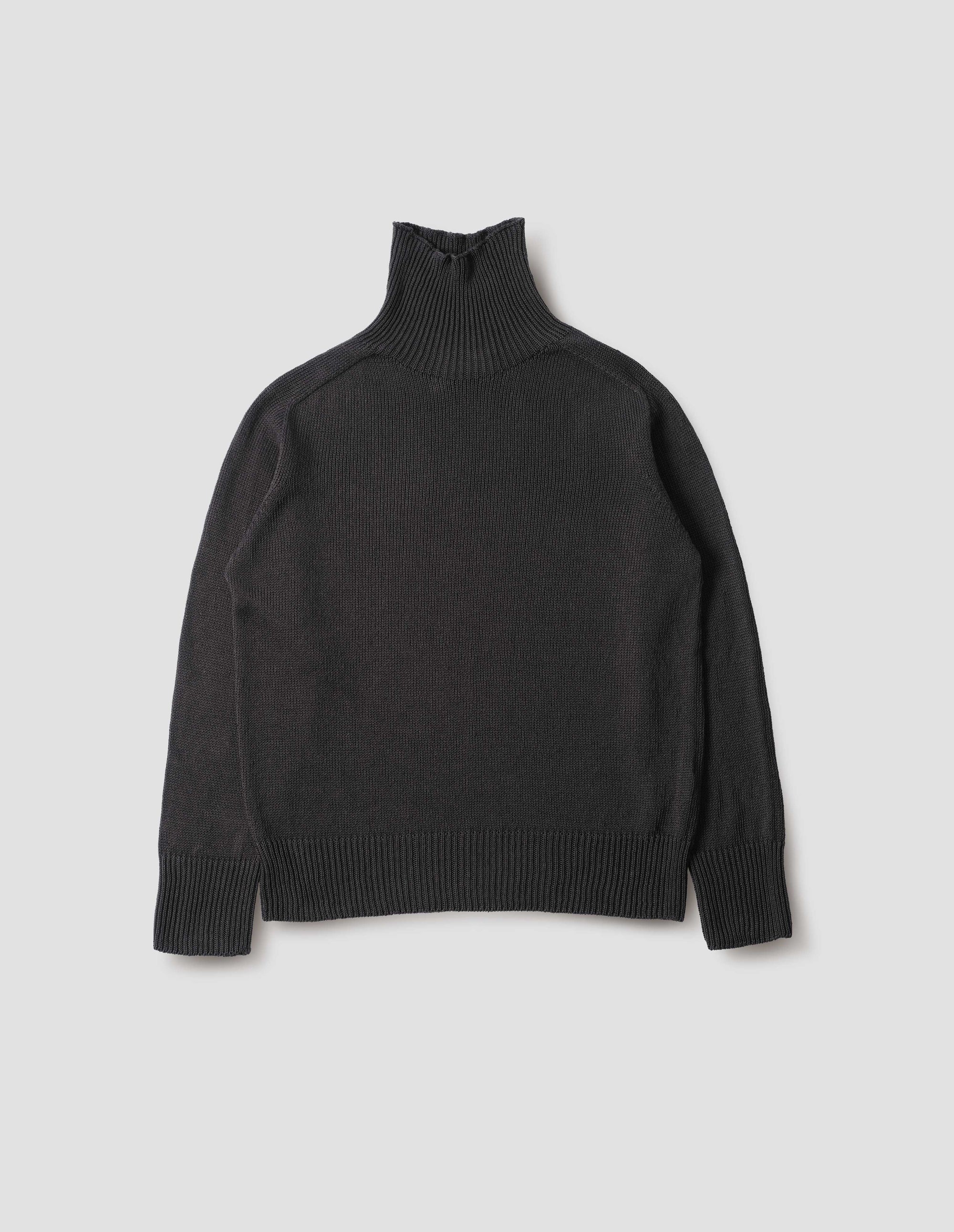 Pull col roulé sans coutures - Gray & Black