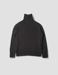 Pull col roulé sans coutures - Gray & Black
