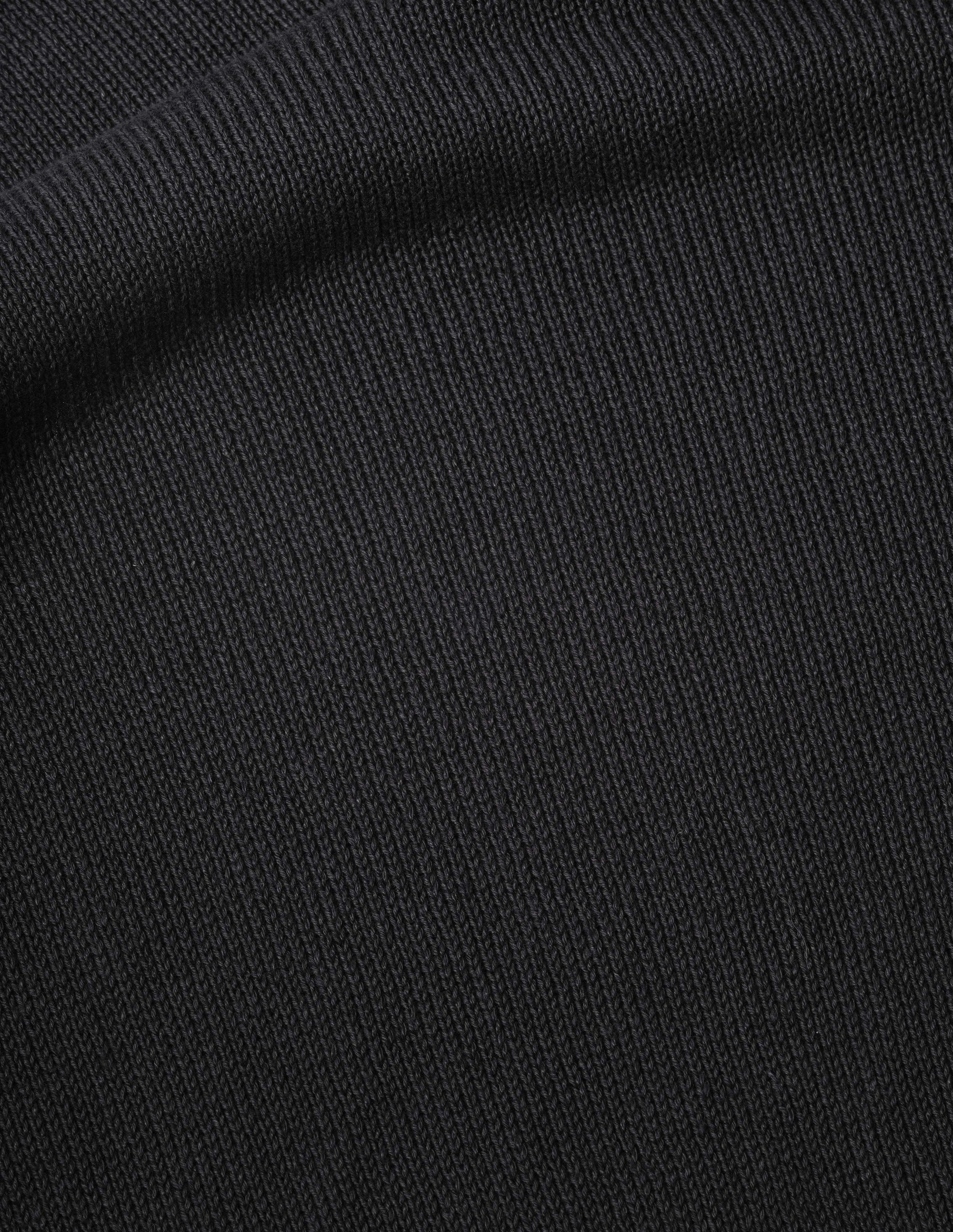 Pull col roulé sans coutures - Gray & Black