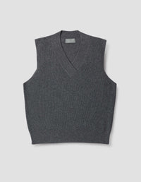 Débardeur col V croisé - Grey Flannel