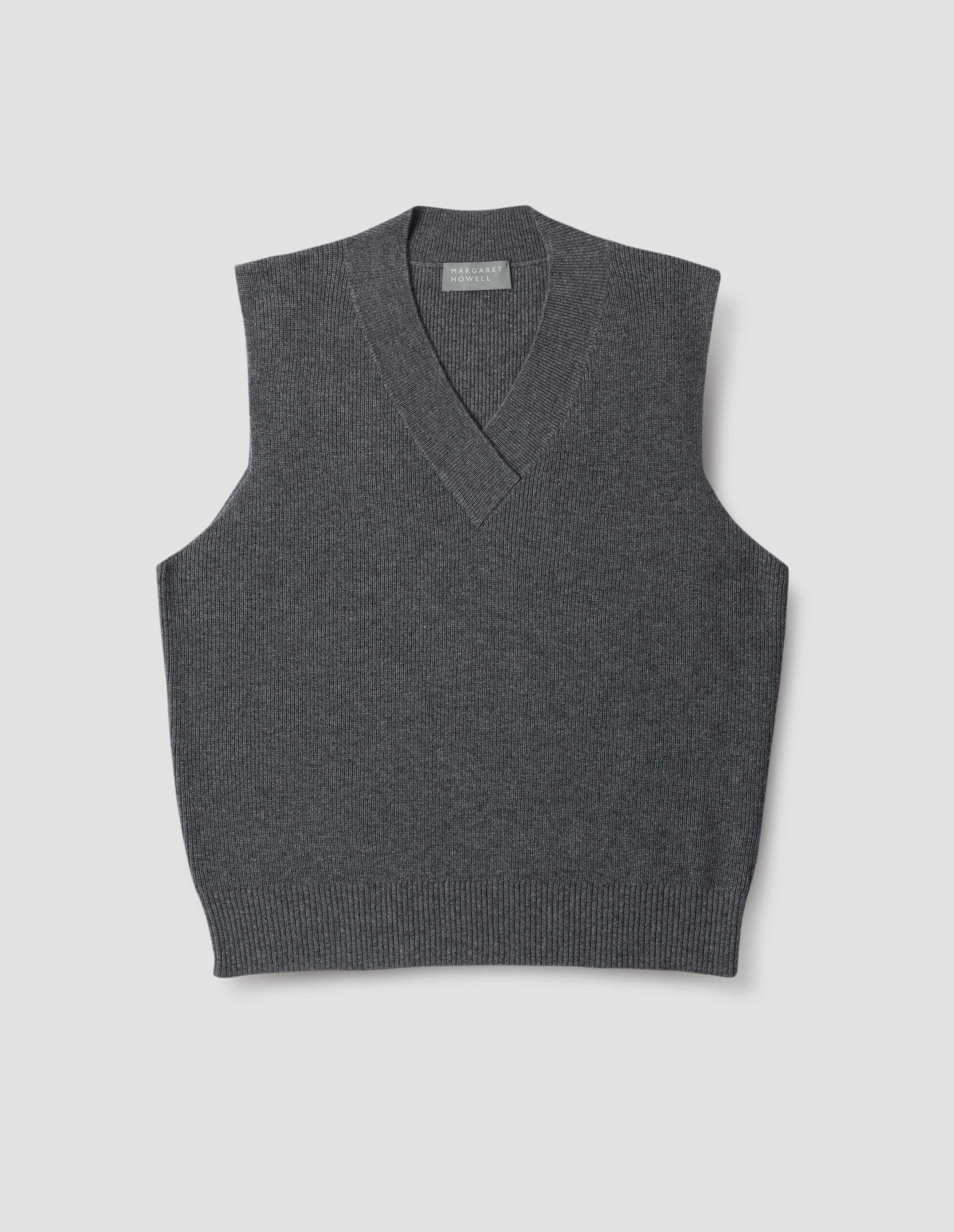 Débardeur col V croisé - Grey Flannel