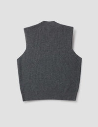 Débardeur col V croisé - Grey Flannel