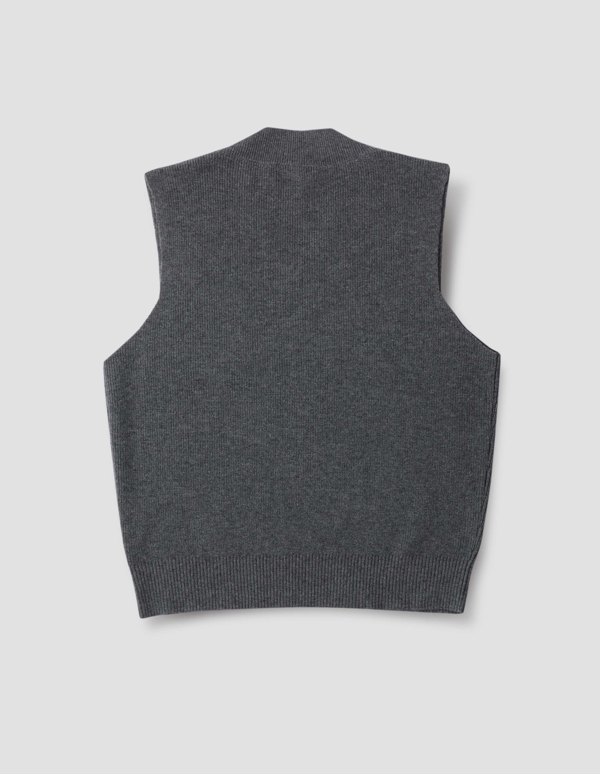 Débardeur col V croisé - Grey Flannel