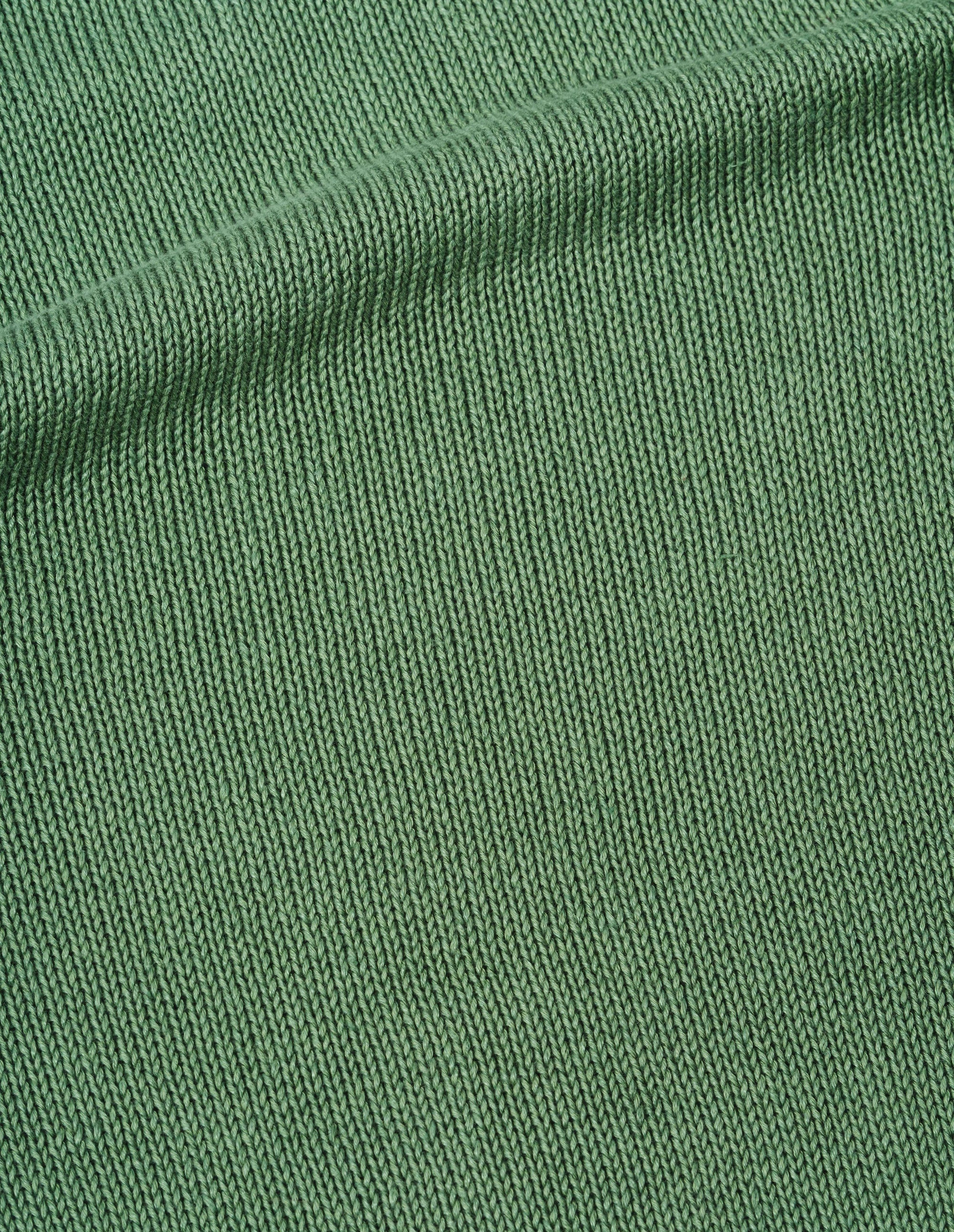 Pull col rond en grosse maille - Green