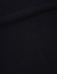 Pull col rond à manches courtes - Navy