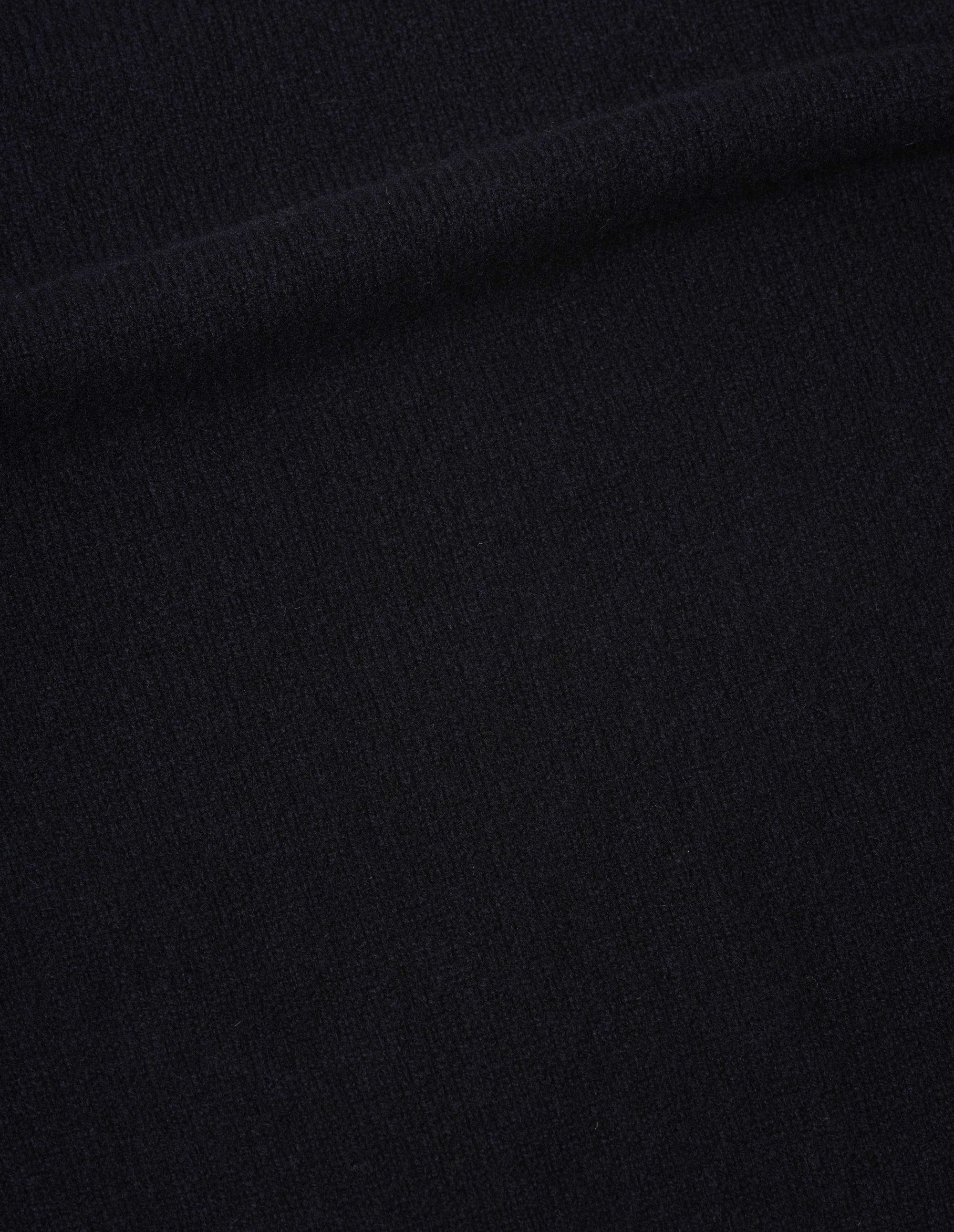 Pull col rond à manches courtes - Navy