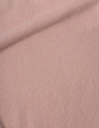 Pull col rond à manches courtes - Pink