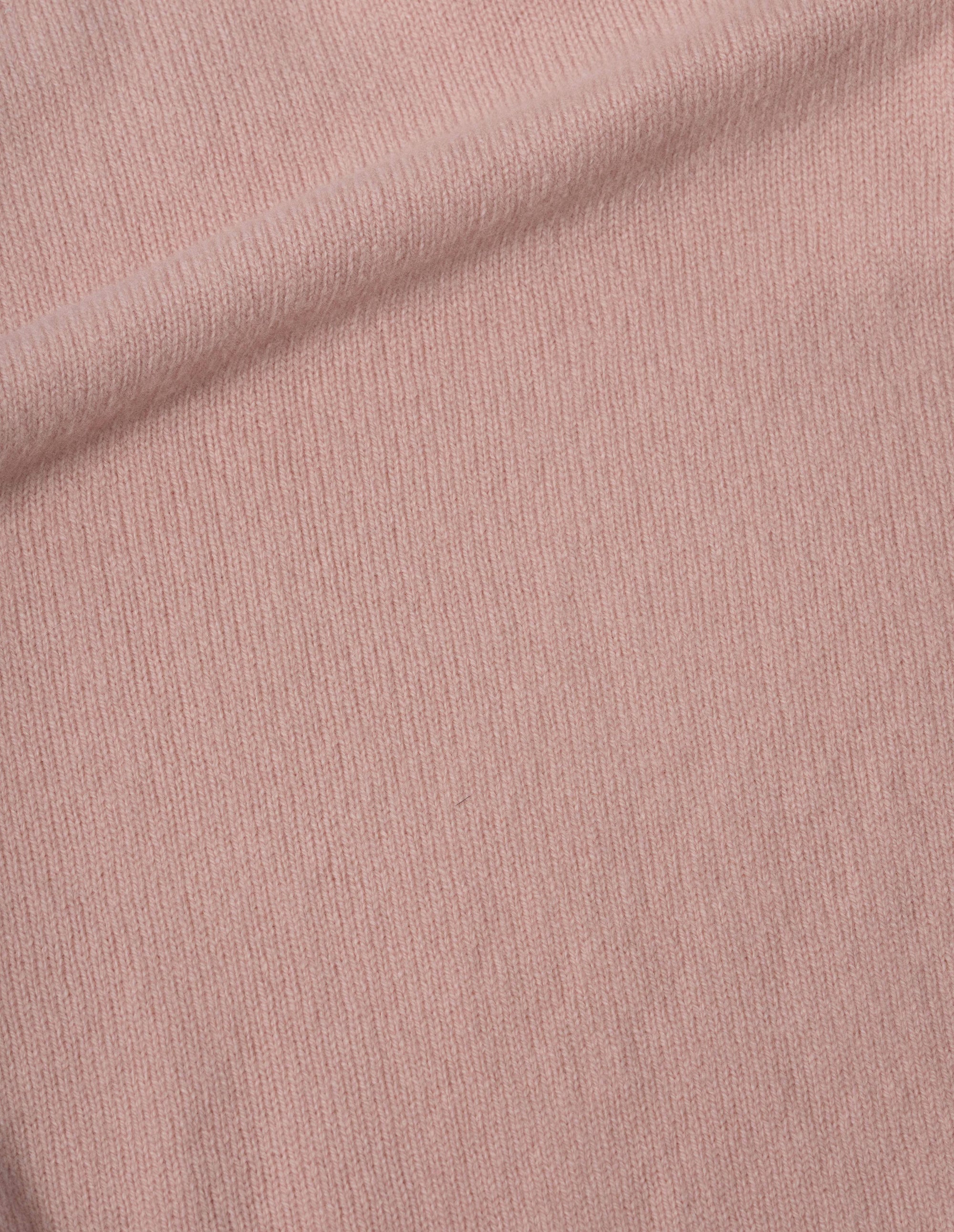 Pull col rond à manches courtes - Pink