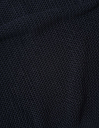 Polo en maille ajourée - Navy