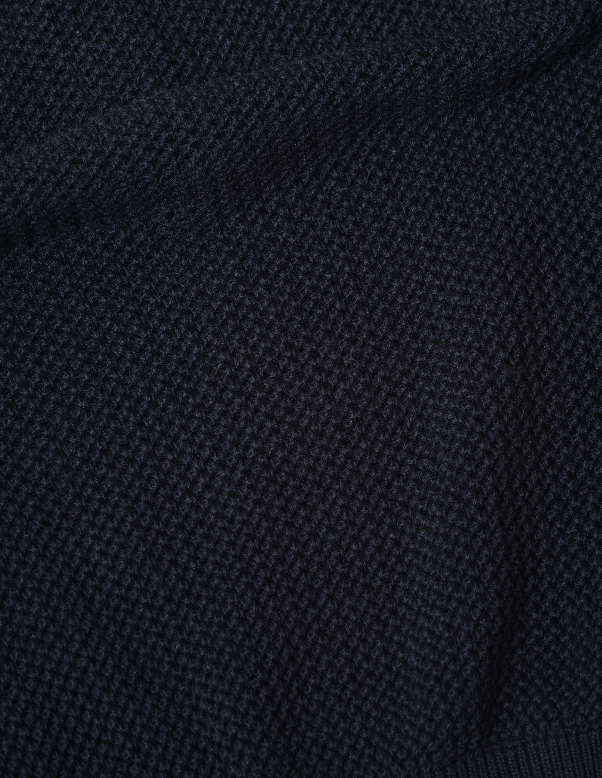 Polo en maille ajourée - Navy