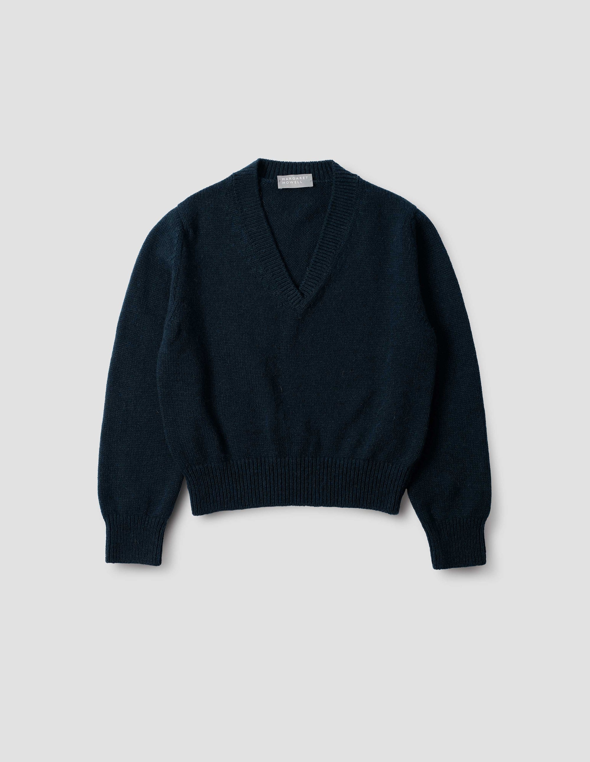 Pull col V fuselé - Navy