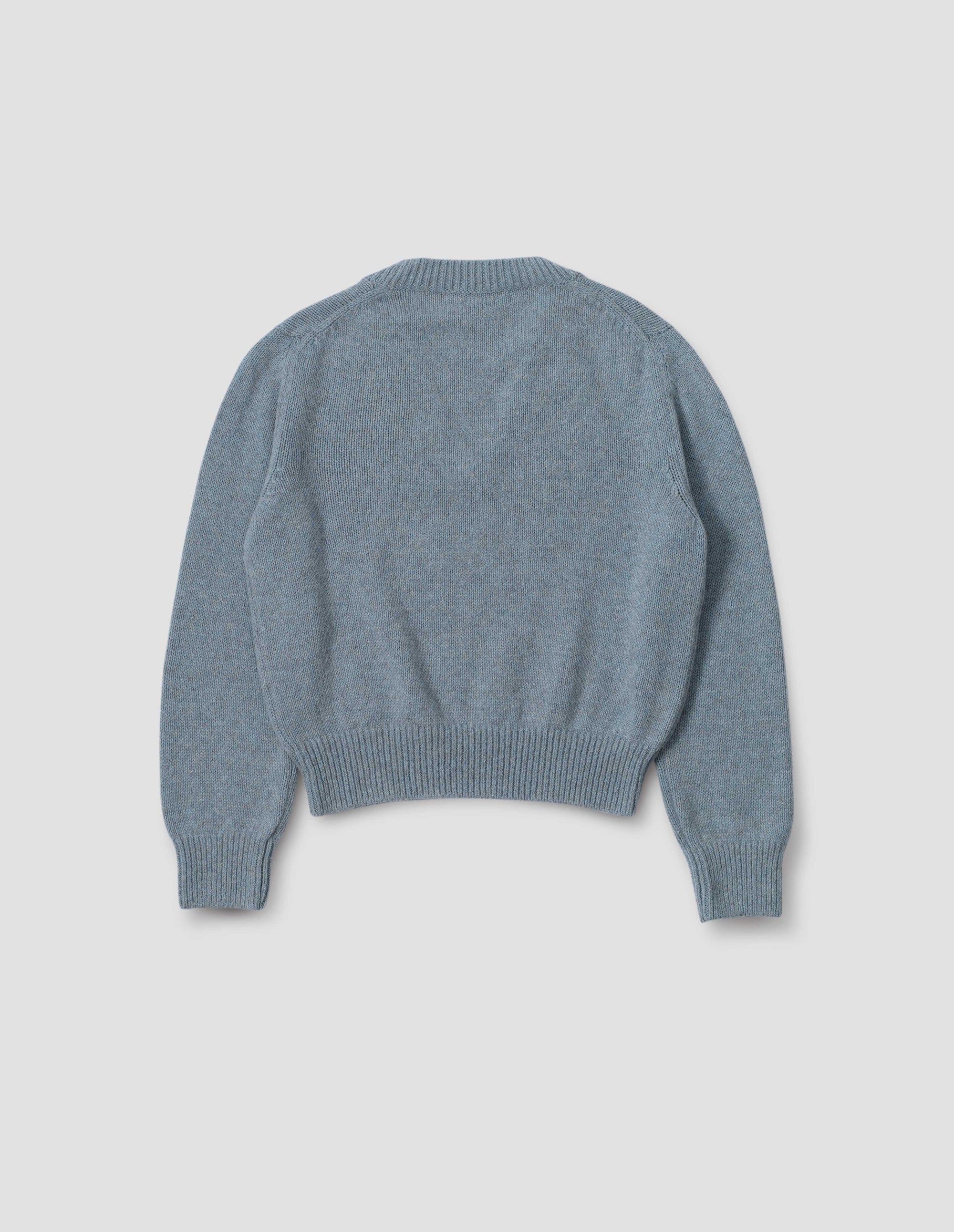 Pull col V fuselé - Blue