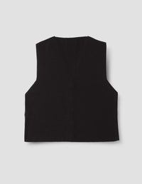 Gilet côtelé - Black