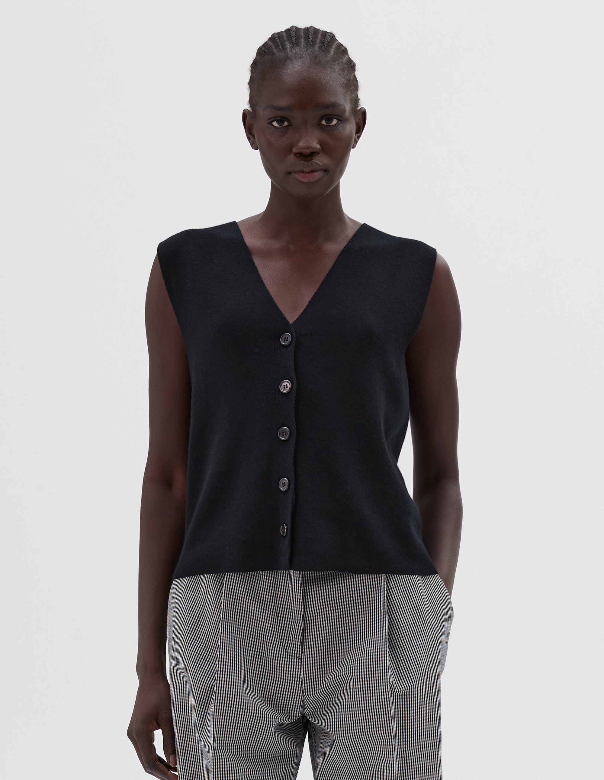 Gilet côtelé - Black