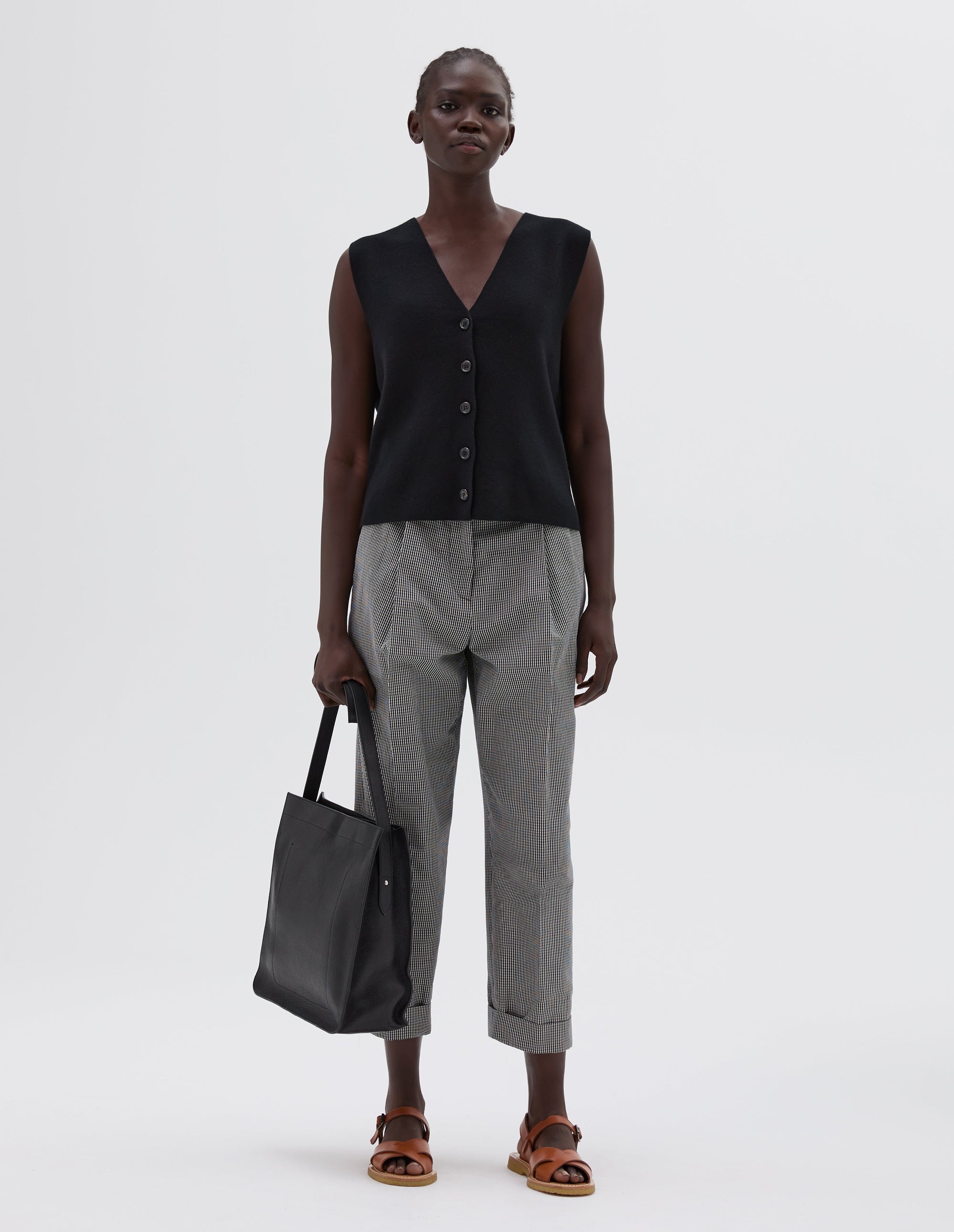 Gilet côtelé - Black
