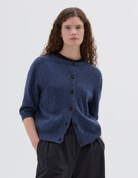 Cardigan manches courtes - Blue & Navy