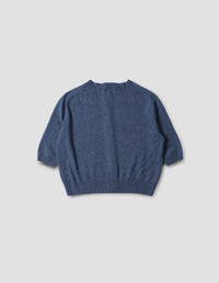 Cardigan manches courtes - Blue & Navy