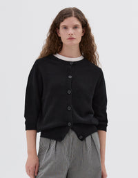 Cardigan manches courtes - Black