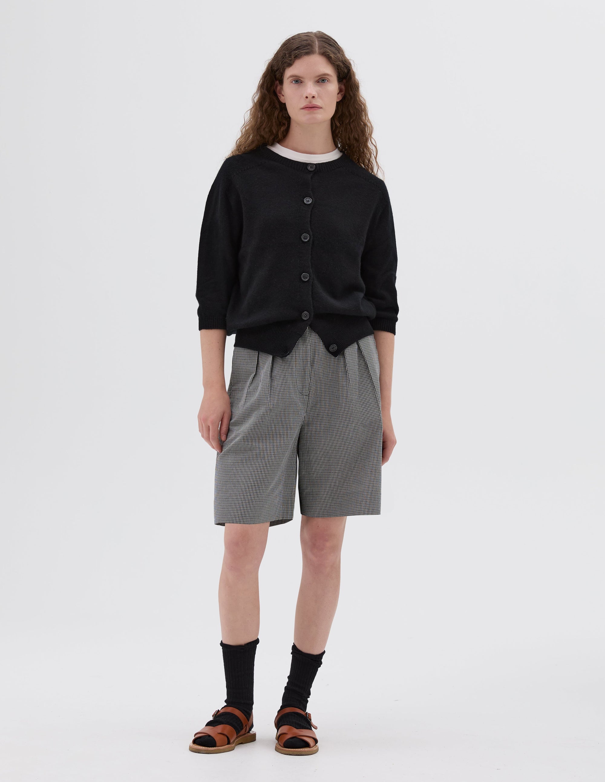 Cardigan manches courtes - Black