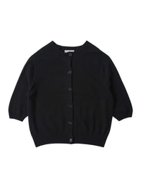 Cardigan à manches courtes en cachemire - Black