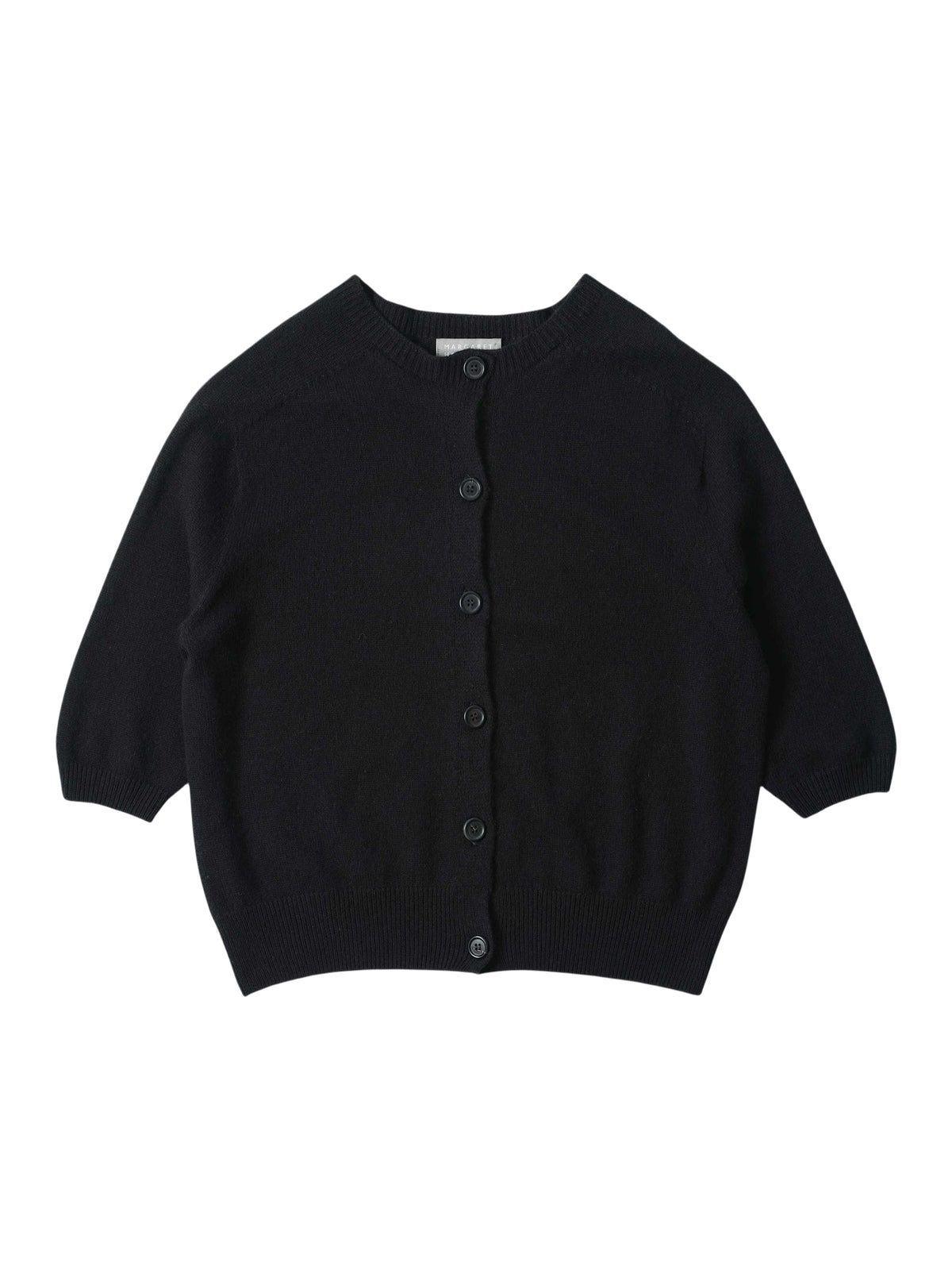Cardigan à manches courtes en cachemire - Black
