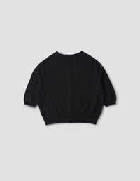 Cardigan manches courtes - Black
