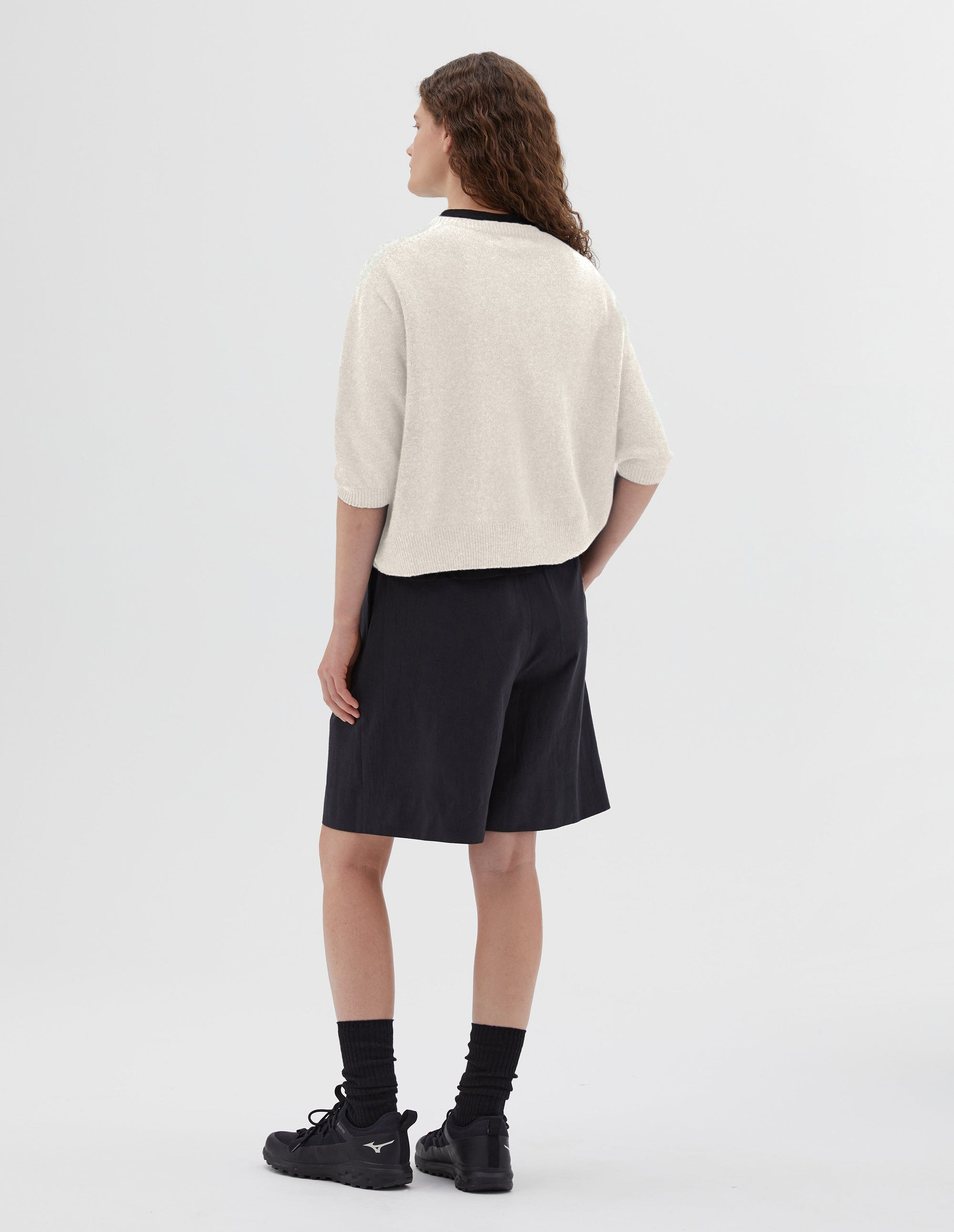 Cardigan manches courtes - White