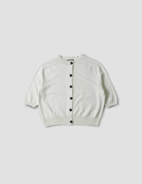 Cardigan manches courtes - White