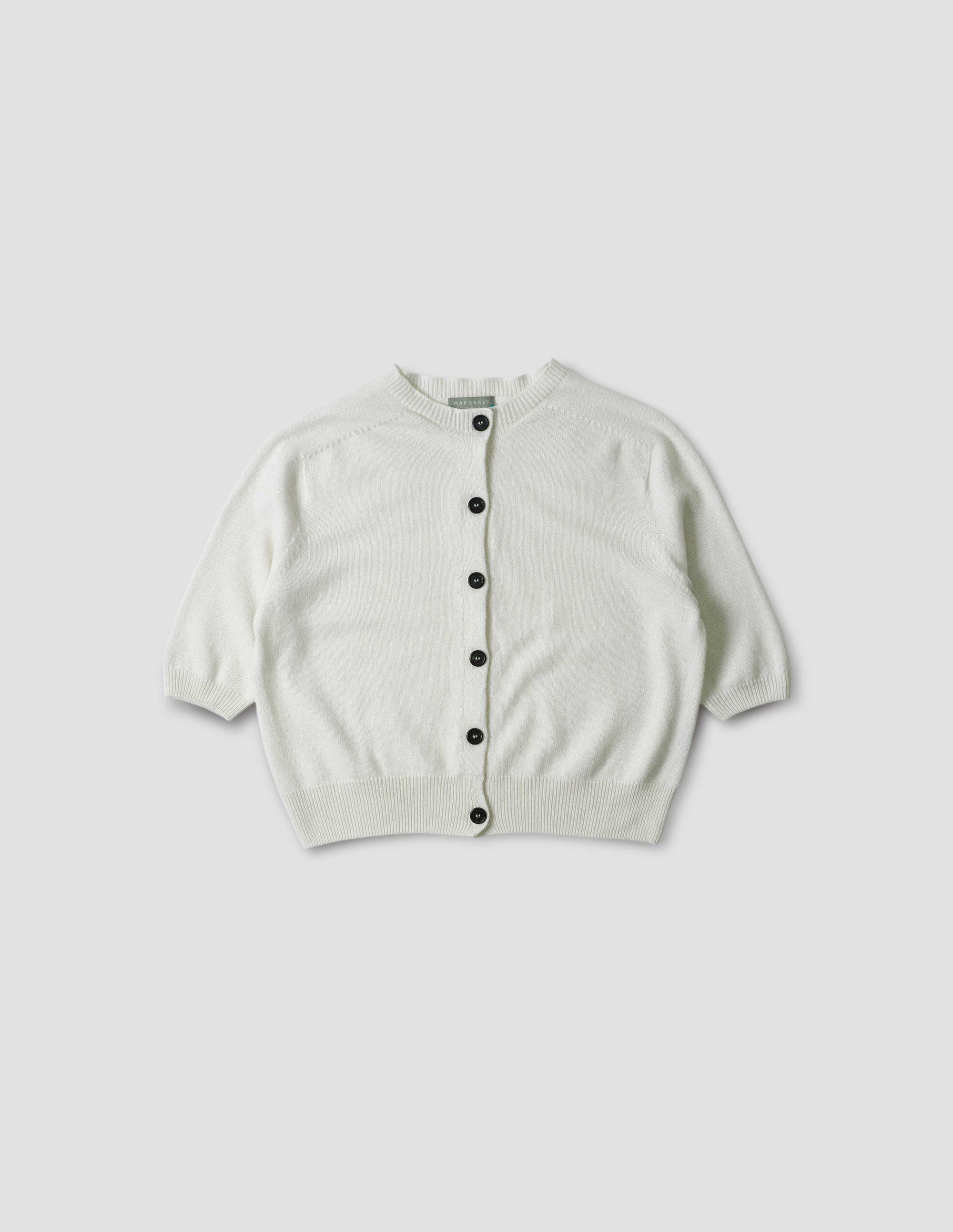 Cardigan manches courtes - White