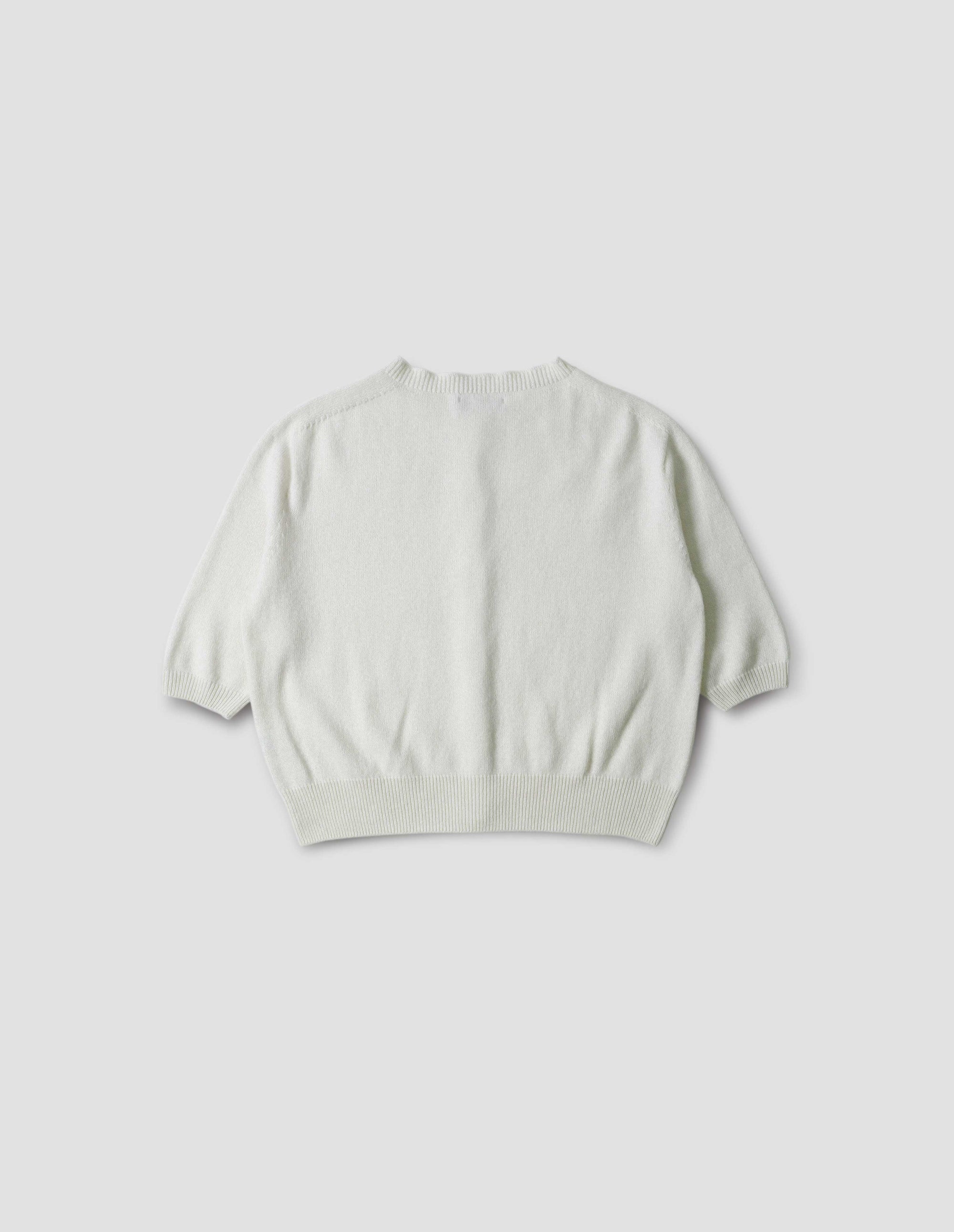 Cardigan manches courtes - White