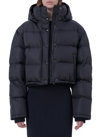 Doudoune oversize courte - Black