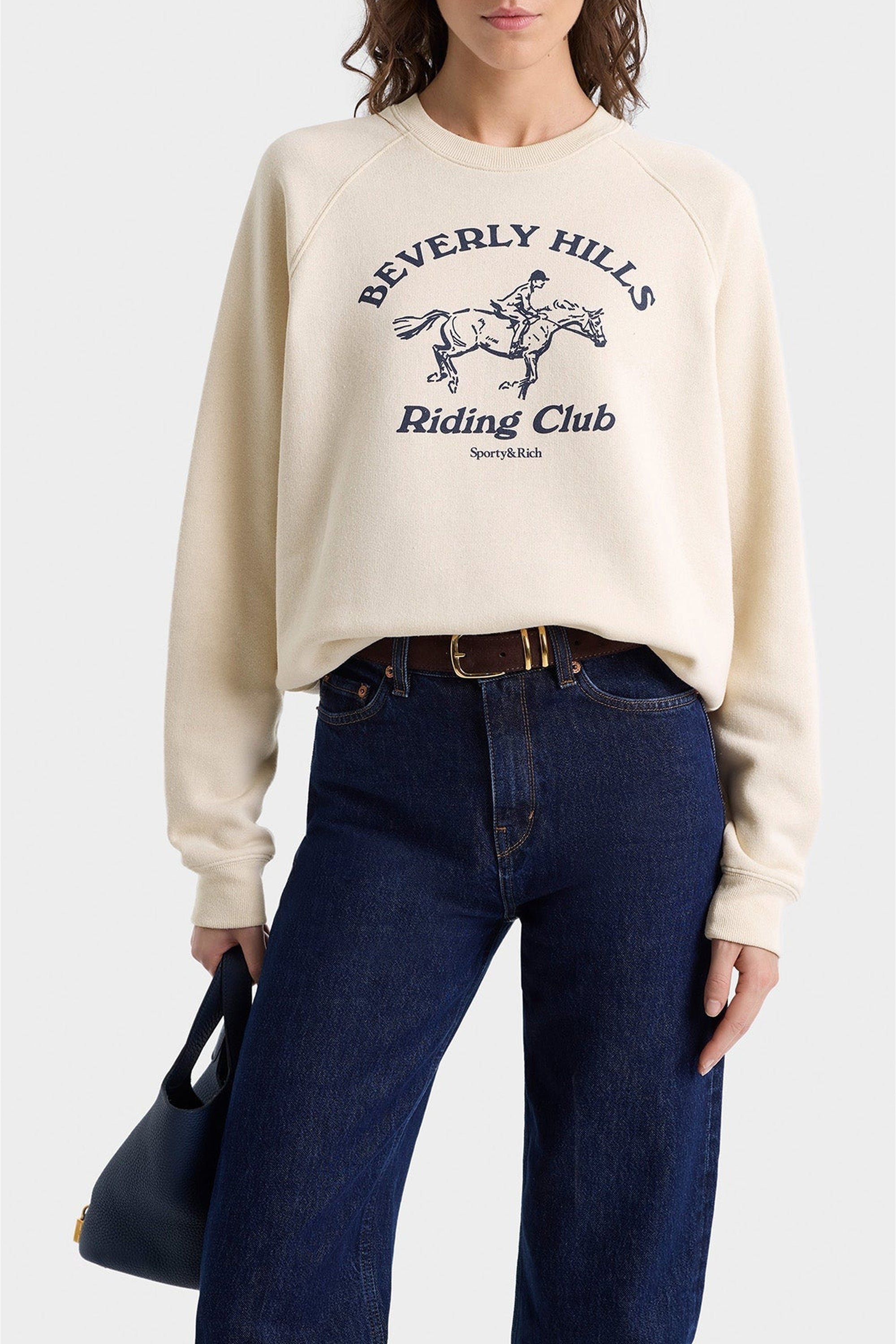 Sweatshirt BH Riding Club imprimé - Cream