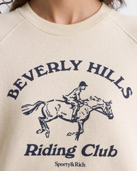 Sweatshirt BH Riding Club imprimé - Cream