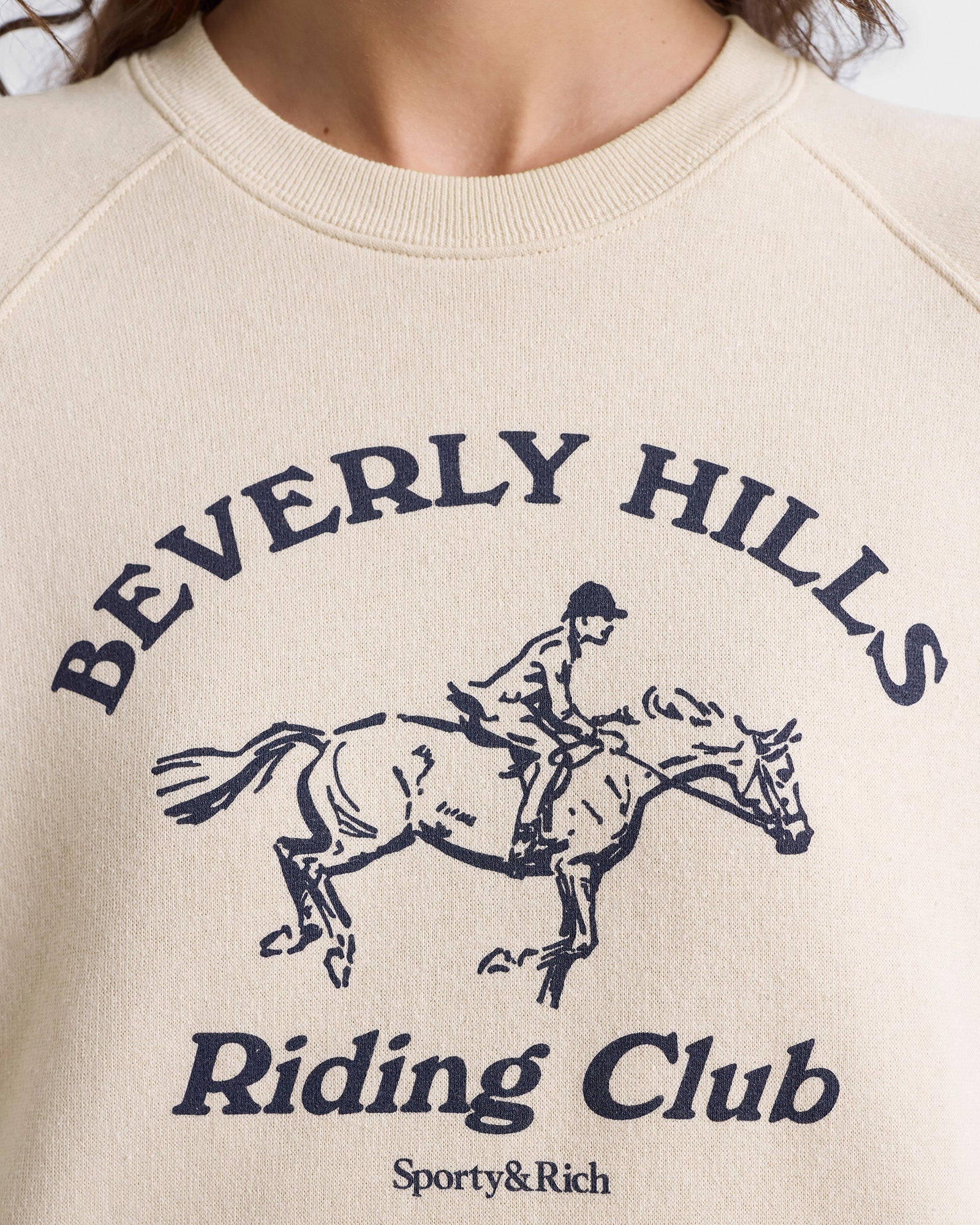 Sweatshirt BH Riding Club imprimé - Cream