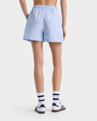 Embroidered shorts - Washed Hydrangea