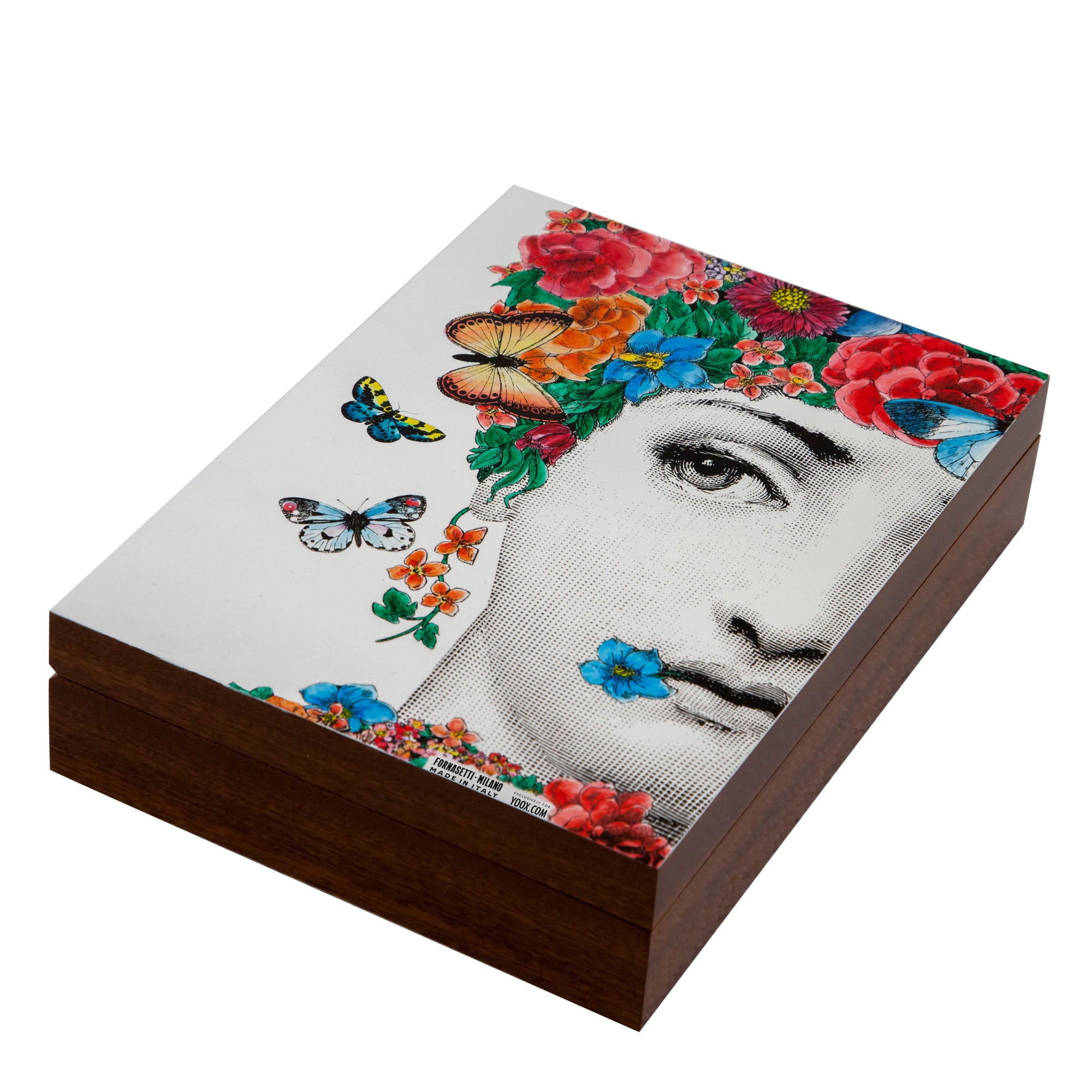 Legno Fior di Lina solid wood box - Multicolour