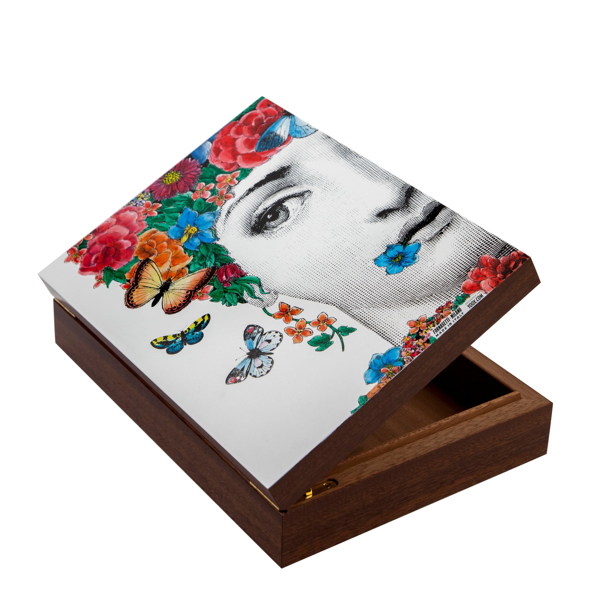 Legno Fior di Lina solid wood box - Multicolour