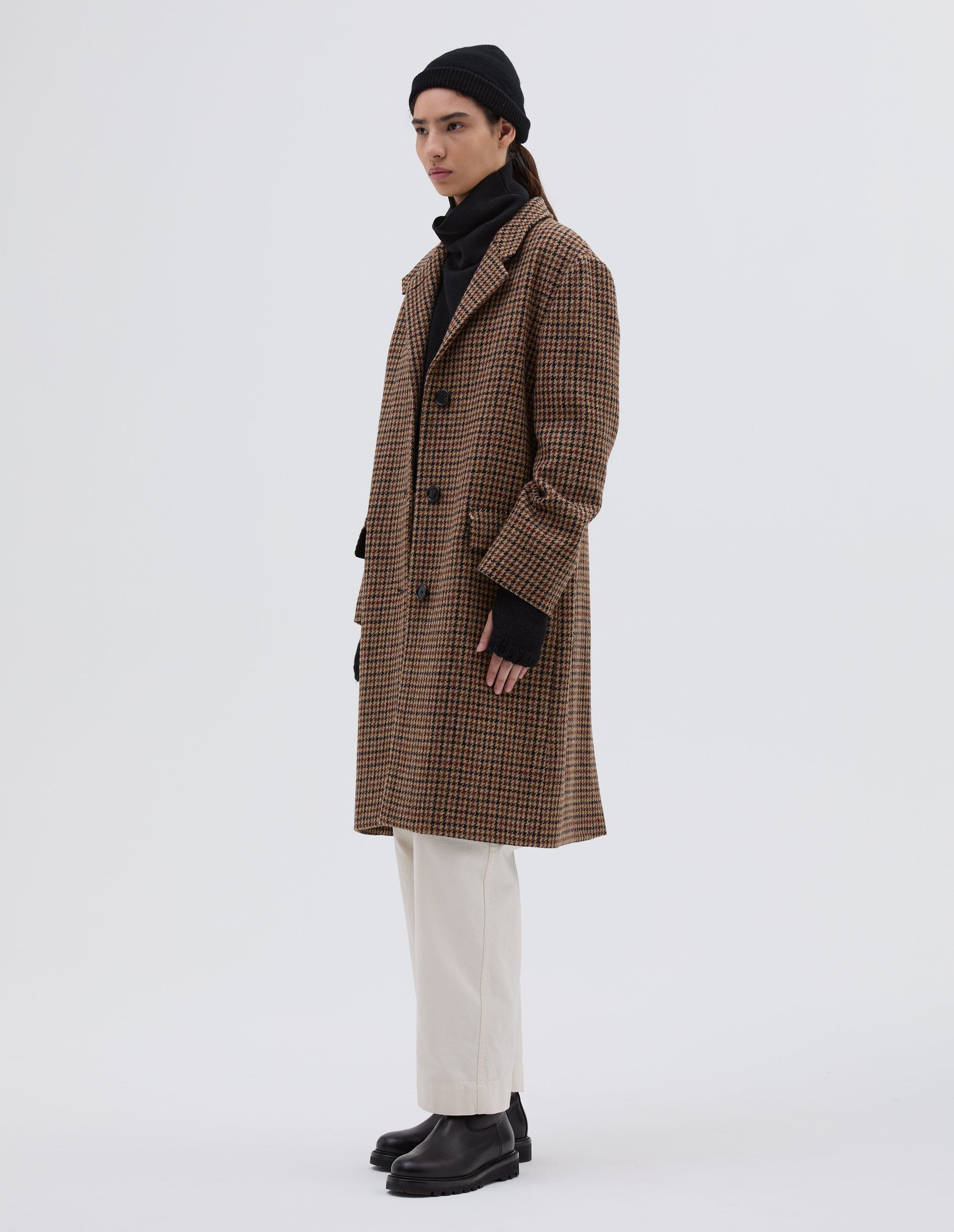 Pardessus - Black & Tan & Rust