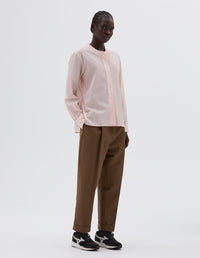Chemise sans col boutonnée - Pink