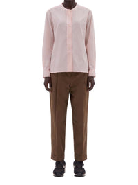 Chemise sans col boutonnée - Pink